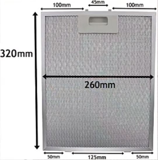 Picture of Rangehood Filter For Baumatic 320mm X 260mm