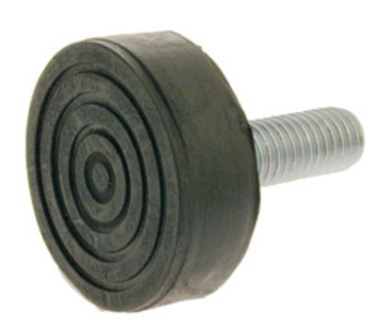 Picture of RUBBER LEVELLING FOOT Ø10x1,25MB H45mm