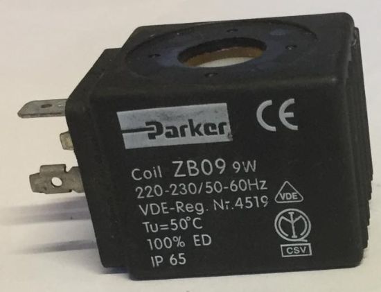 Picture of Solenoid Coil ZB09 9W - Used 