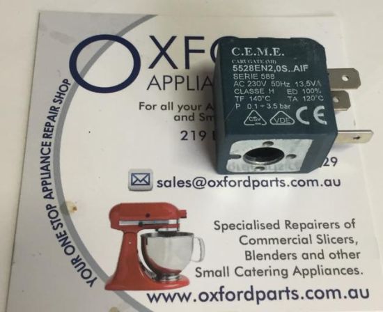 Picture of SOLENOID COIL. 5528EN2,OS..AIF. Serie 588. 50hz 13.5v classe H tf 140c ta 120c 