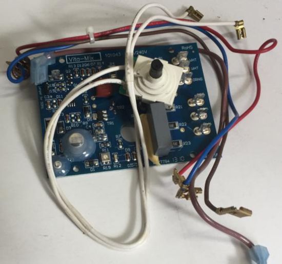 Picture of Speed Control PCB and Rotary Switch - Used. 