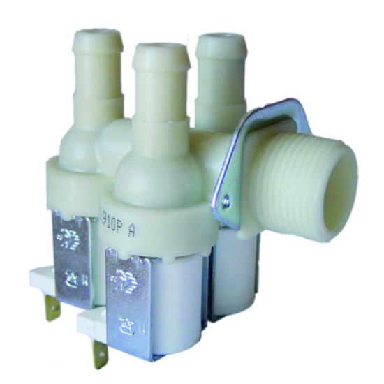 Picture of WASHING MACHINE INLET VALVE 3 WAYS 90° - BOSCH 1987730