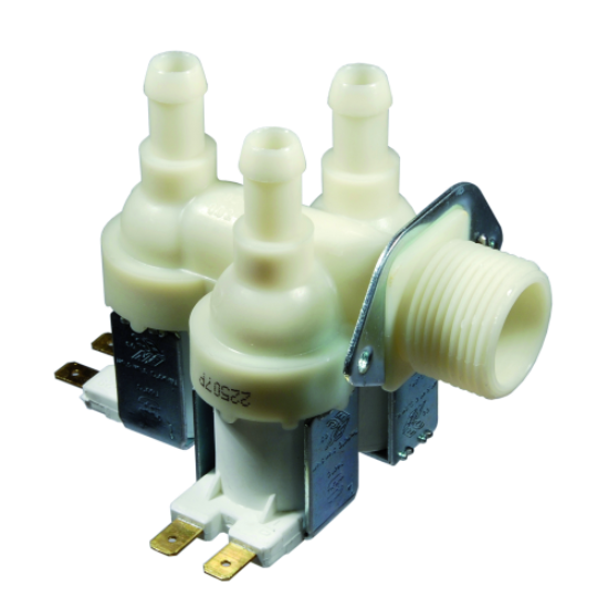 Picture of WASHING MACHINE INLET VALVE 3 WAYS 90° BP