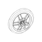 Picture of wheel, assembly, rear, U5011