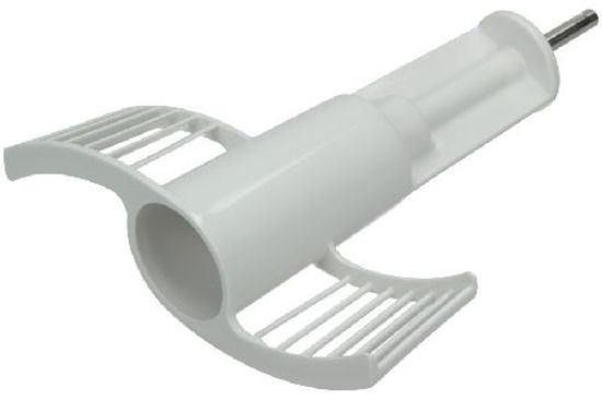 Picture of whipping attachment for Braun Food Processor.