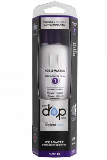 Picture of Whirlpool Refrigerator Water Filter. Replaces W10295370. 