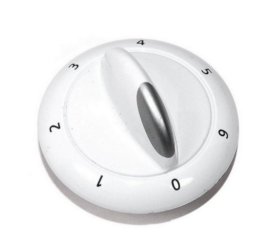 Picture of WHITE OVEN KNOB - BEKO 450920028 - ORIGINAL