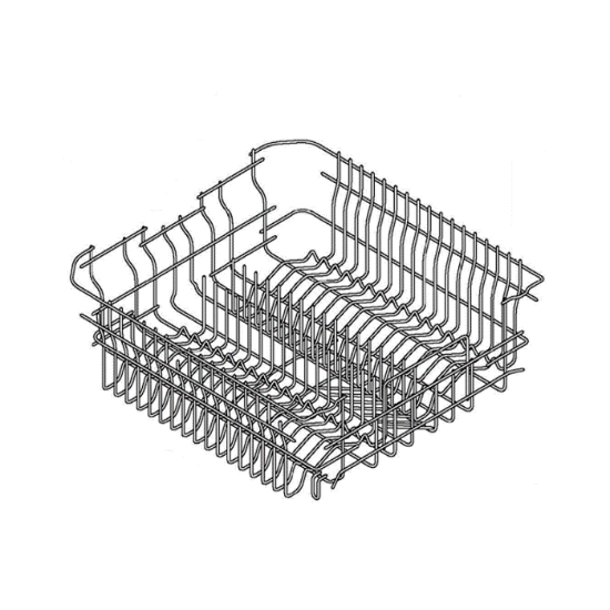 Picture of BASKET UPPER D/WASH SILVER