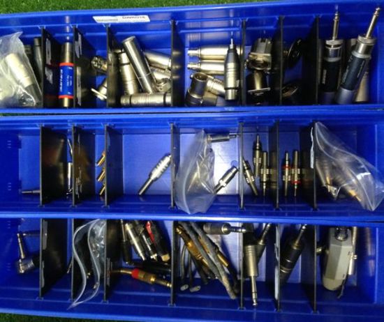 Picture of Audio Connectors - Various. Per Any 3 large or 6 small items. Used. 