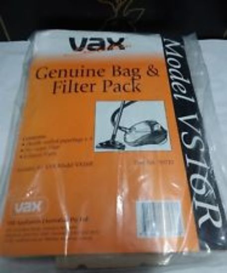 Picture of Bag anf Filter Pack For VAX VACUUM VS16R JB-MDDD-BEF4 educed to Clear.