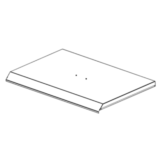 Picture of bracket, lid, handle, LID HANDLE KIT S/S