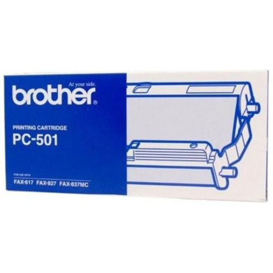 Picture of Brother PC-501 Printer Cartridge - For FAX-817/S FAX-827/S FAX-837MC/S N.L.A 