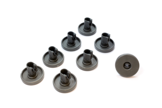 Picture of DISHWASHER RACK SCROLLING LOWER WHEELS KIT 8pcs - 