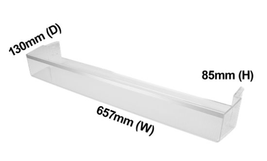 Picture of DOOR BIN FC SHALL 80 WH-HOTFOIL