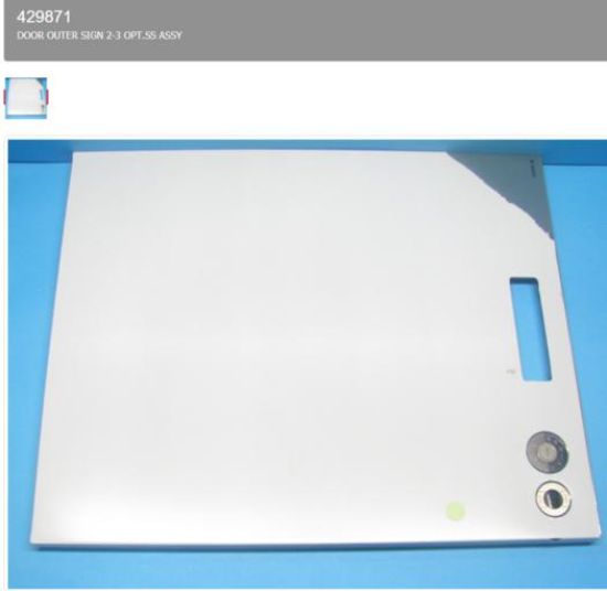 Picture of Door Ext Sign 2-3 OPT SS Assy