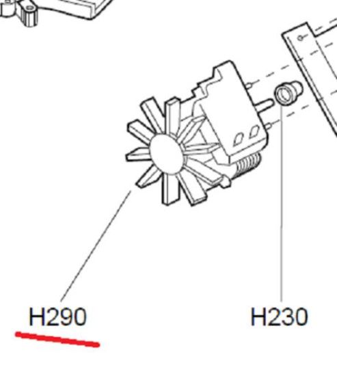 Picture of FAN MOTOR OMEGA DRYER WD1052