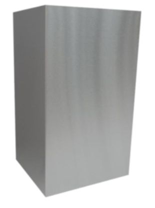 Picture of COVER FLUE ST/ST LOWER Dimensions are 550mm Long x 310mm Wide x 290mm Deep