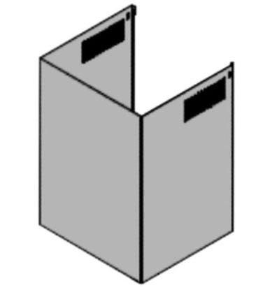 Picture of COVER FLUE ST/ST UP VENT 550MM