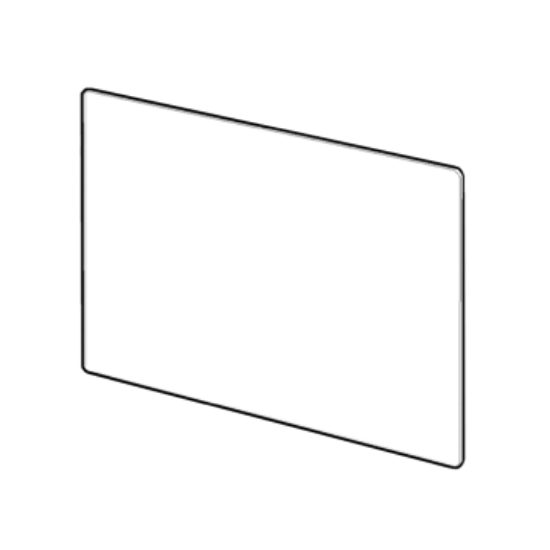 Picture of DOOR GLASS,MIDDLE,OVEN,PLAIN