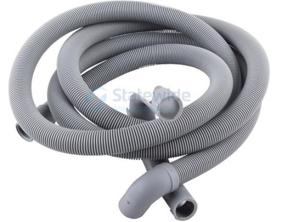 Picture of HC046-Drain Hose 2.5M. 19mm (straight) / 21mm (90 deg bend)