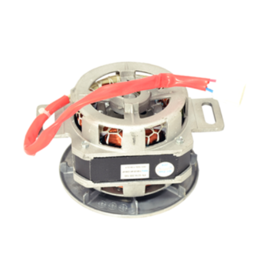 Picture of motor, pulley, assembly