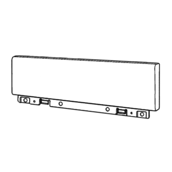Picture of panel, back, white, SPLASHBACK 540 WHT F