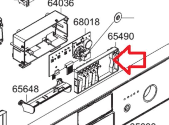 Picture of PC BOARD VISOR - OMEGA DW2006X