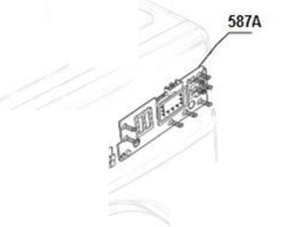 Picture of PCBA UI TC5 WD - EUI12200  For ELECTROLUX WASHING MACHINE