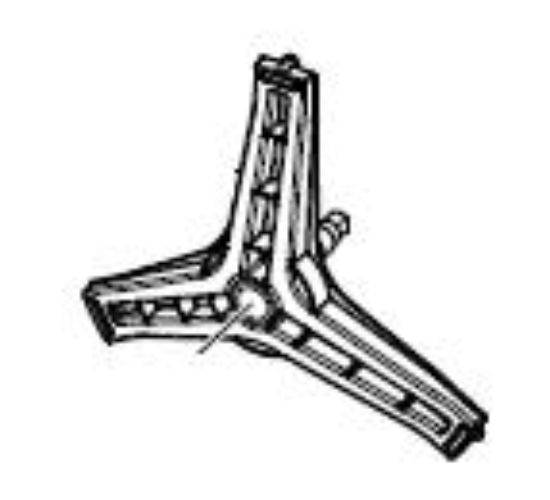 Picture of FLSNGE SHAFT/SPIDER For samsung washing machine