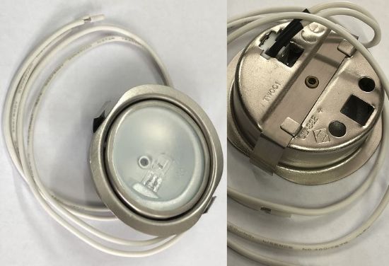 Picture of HALOGEN LAMP ASSEMBLY - RANGEHOOD.  