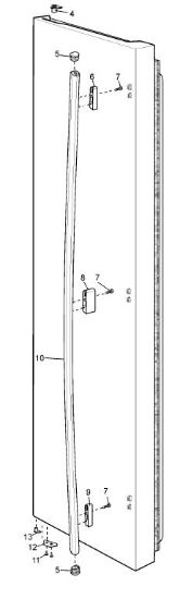 Picture of HANDLE ASSY  SS WSE7000SA