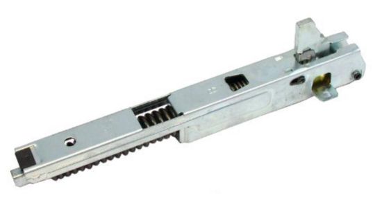 Picture of hinge, door, oven