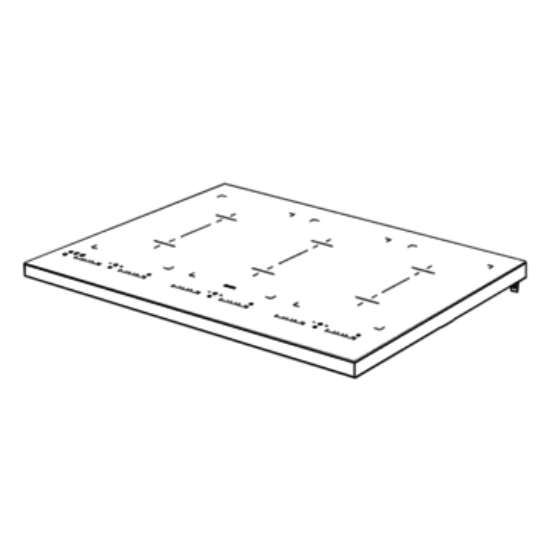 Picture of hob, glass, Frame, VUL IND