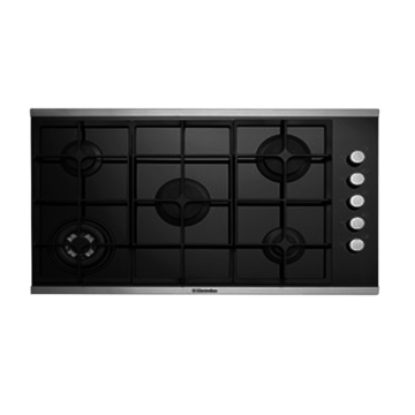Picture of hob, glass, trim