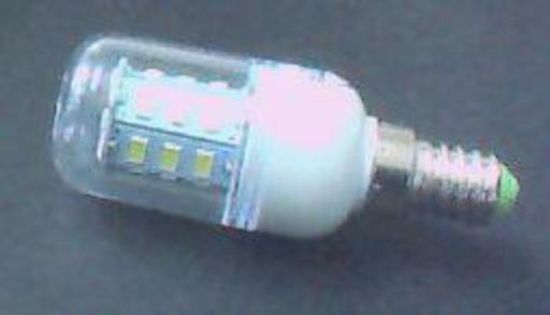 Picture of HOOD LAMP E14 220V Cold White. 24LED's Corn Light. 