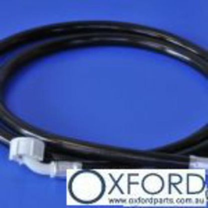 Picture of HOSE 2M DW 90DEG NUT/TAIL BTH       