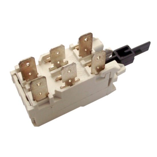 Picture of SWITCH FOR WASHING MACHINE UNIVERSAL - ELBI 481941