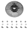 Picture of WASHING MACHINE DRUM SUPPORT KIT WITH SCREWS - ARD