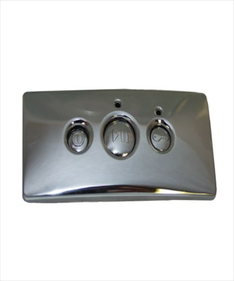 Picture of KIT INT BADGE RECT CHROME