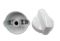 Picture of knob, gas, KNOB WEST 540 WHT FC