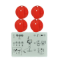 Picture of knob, knob, red, 48MM UNI, WITHDECALS