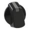 Picture of knob, single, black, 40MM UNI