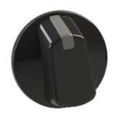 Picture of knob, single, black, 48MM UNI