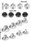 Picture of knob, stainless, SET OF 4