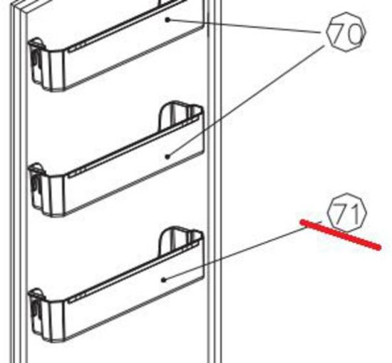 Picture of LOWER DOOR SHELF