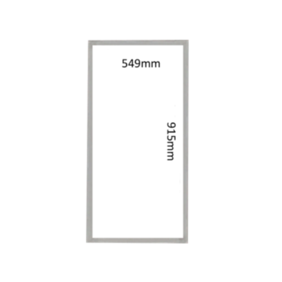 Picture of magnetic seal, fridge door