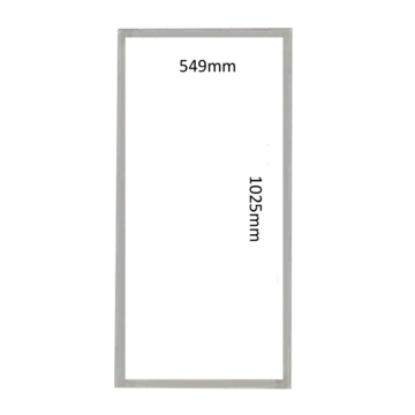 Picture of magnetic seal, fridge door