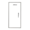 Picture of magnetic seal, fridge door