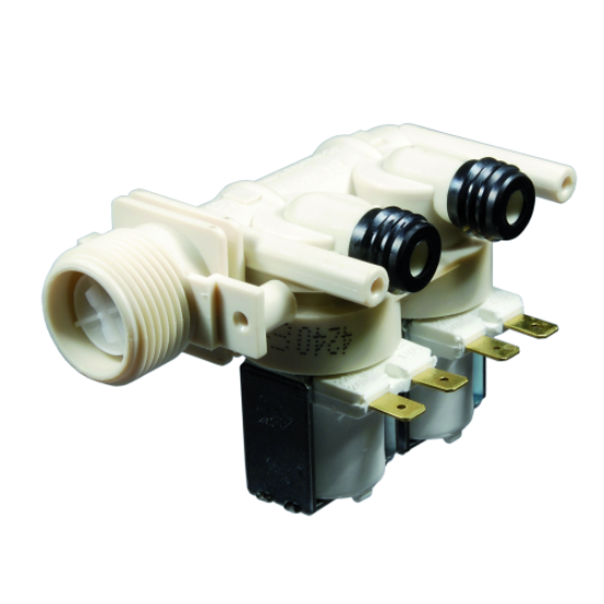 Picture of WASHING MACHINE INLET VALVE 2 WAYS - INDESIT 06651