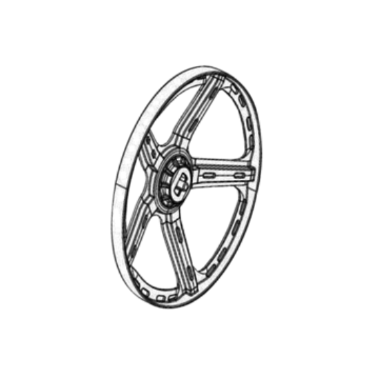 Picture of pulley, plastic, Ø273mm,1000rpm